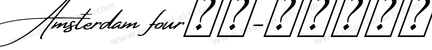 Amsterdam four字体字体转换